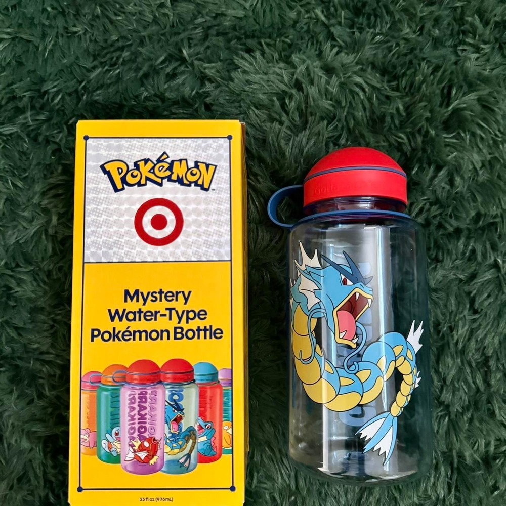 Pokemon x Target Mystery Water Type Pokemon Gyrados Bottle